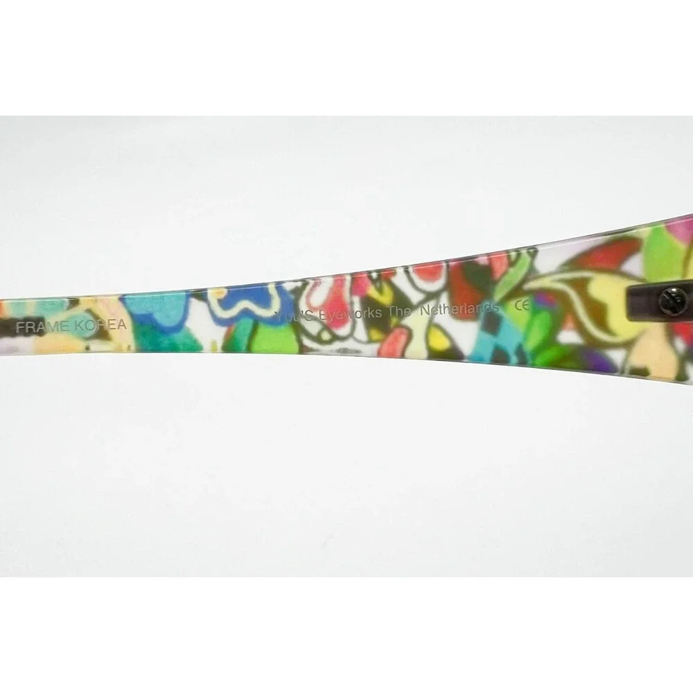 You’s Eyeworks Mod.782 Col.21 Eyeglasses Frames Womens Full Rim Red 52-16 15192 - Picture 5 of 7